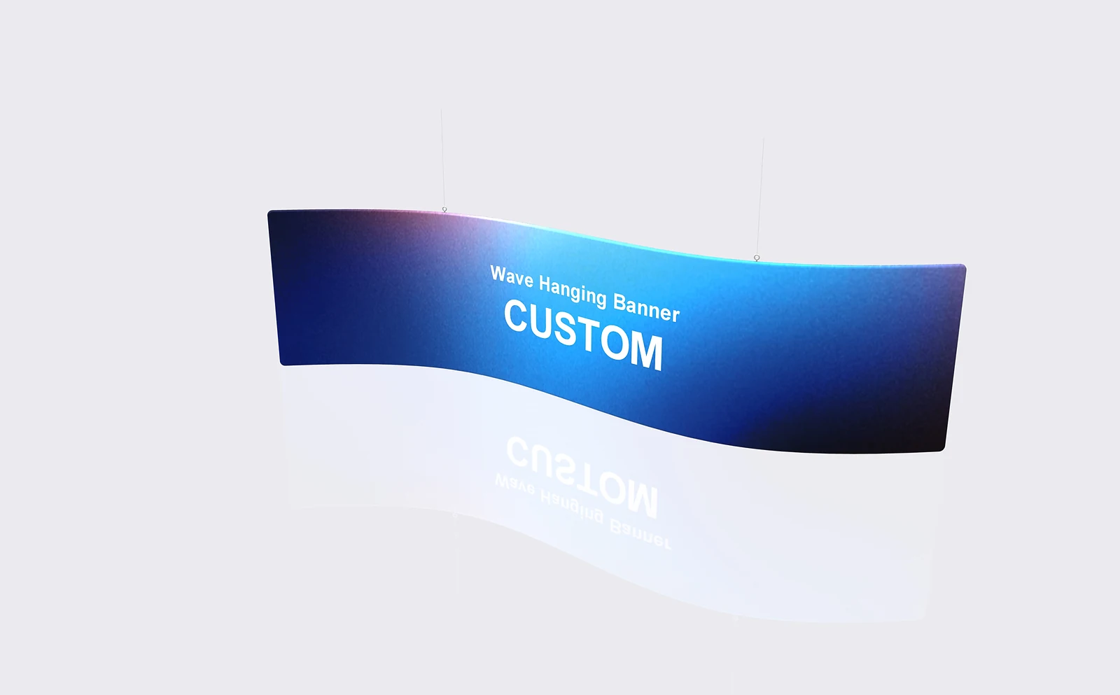 Wave Hanging Banner alternate view 1 for form and artwork review