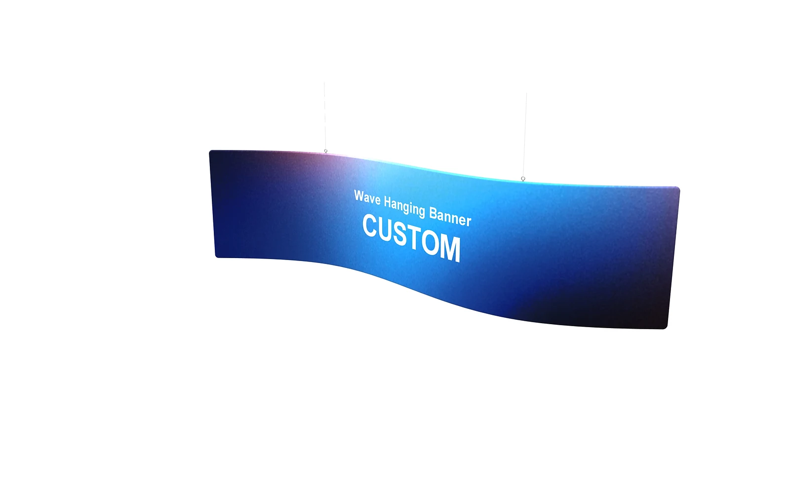 Wave Hanging Banner alternate view 2 for form and artwork review