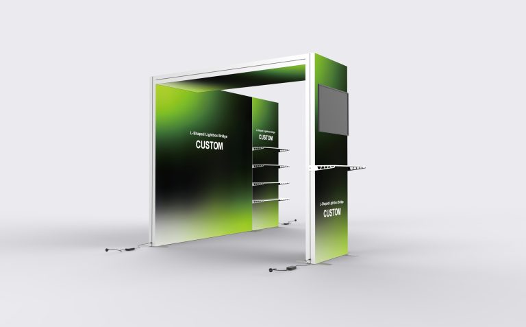 L-Shaped Lightbox Bridge