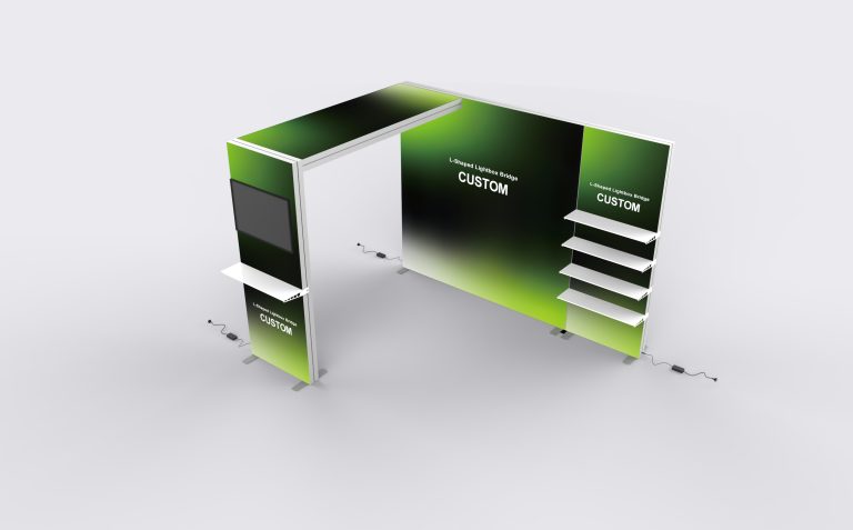 L-Shaped Lightbox Bridge