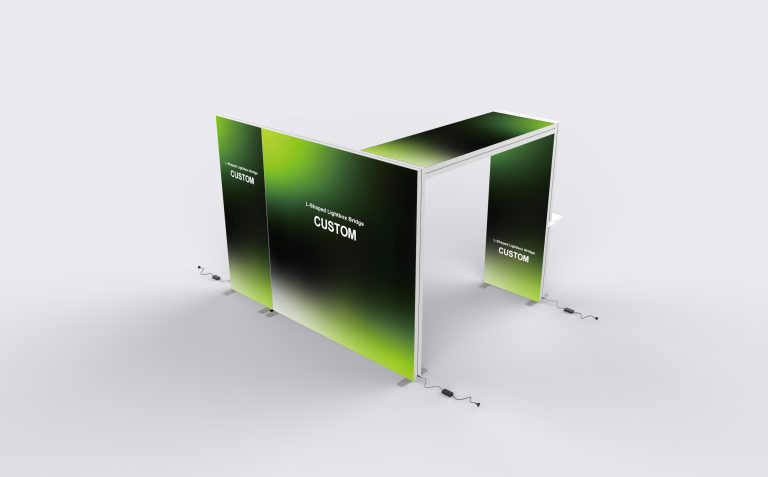 L-Shaped Lightbox Bridge