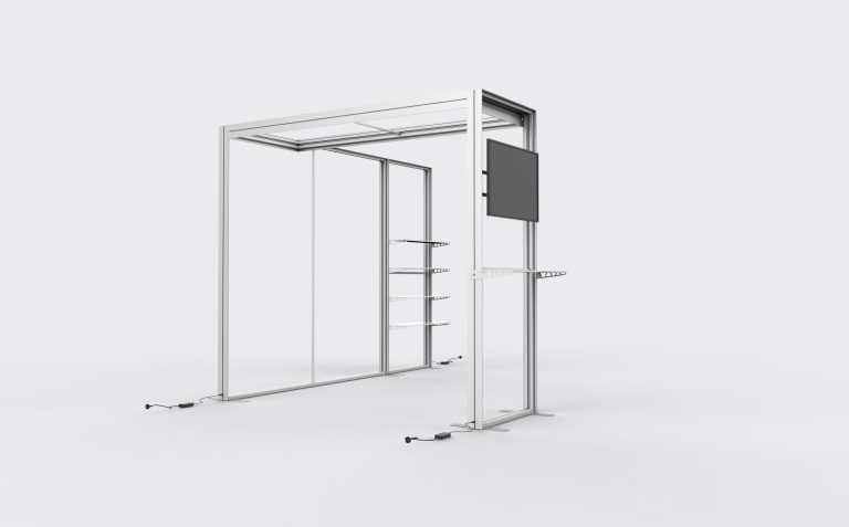 L-Shaped Lightbox Bridge