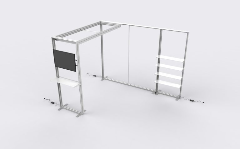 L-Shaped Lightbox Bridge