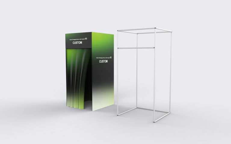Cubic Changing Room with Header 02