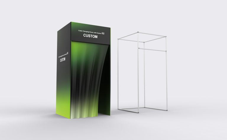 Cubic Changing Room with Header 02