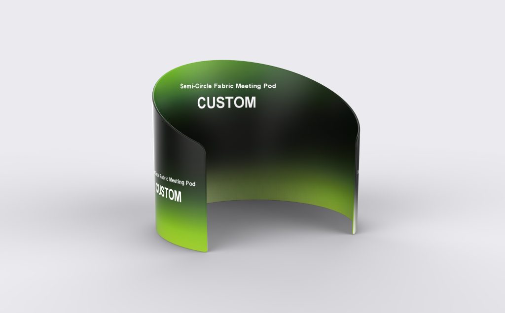 Semi-Circle Fabric Meeting Pod