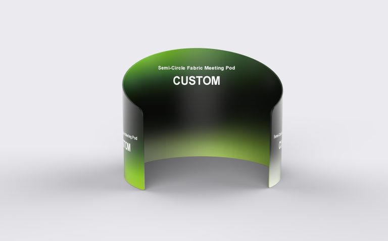 Semi-Circle Fabric Meeting Pod