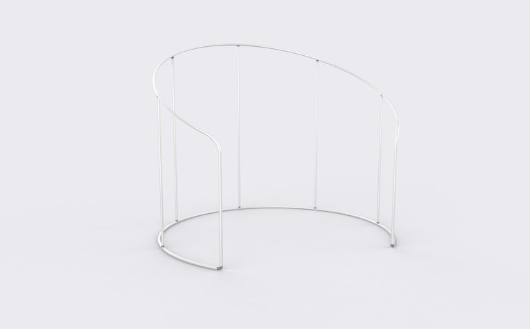 Semi-Circle Fabric Meeting Pod