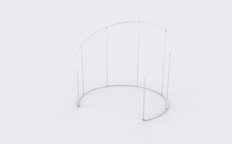 Semi-Circle Fabric Meeting Pod
