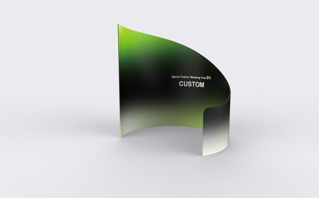 Spiral Fabric Meeting Pod 01