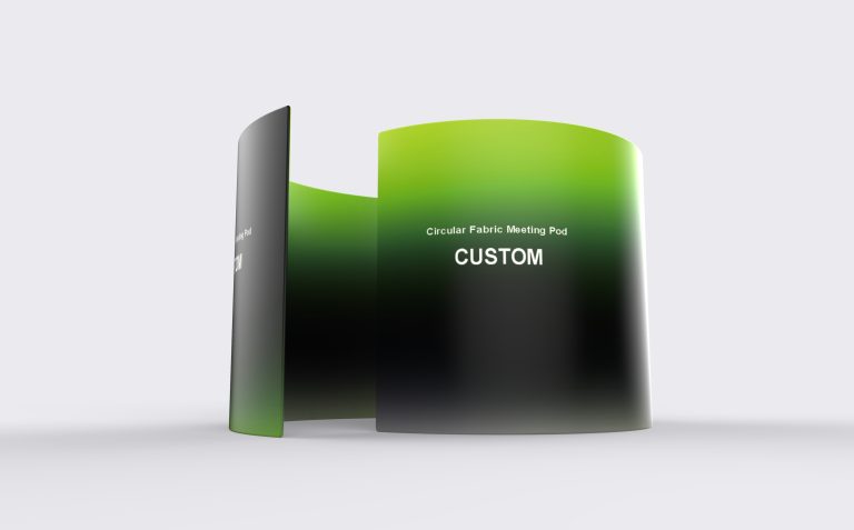 Circular Fabric Meeting Pod