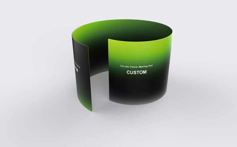 Circular Fabric Meeting Pod