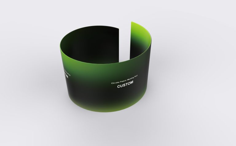 Circular Fabric Meeting Pod