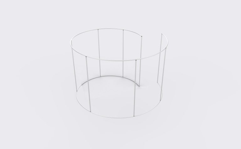 Circular Fabric Meeting Pod