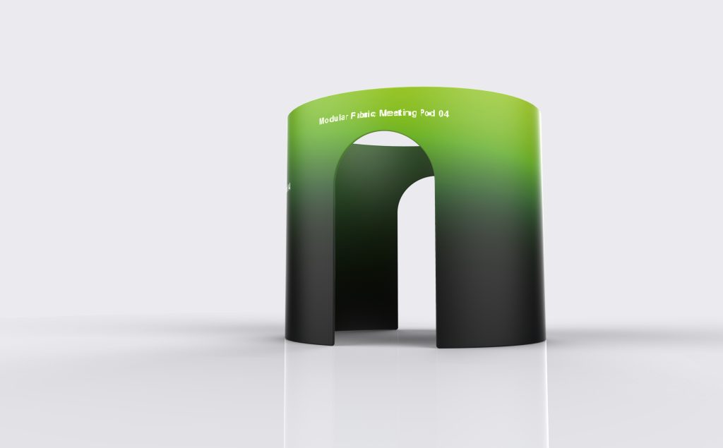 Modular Fabric Meeting Pod 05