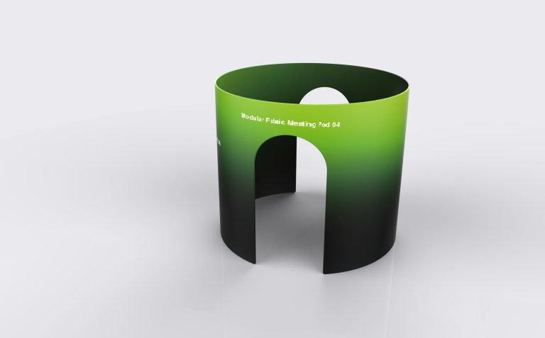 Modular Fabric Meeting Pod 05