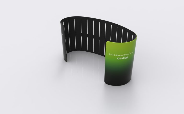 Oval C-Shaped Photo booth