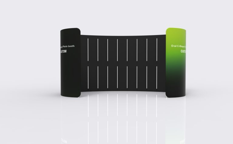 Oval C-Shaped Photo booth
