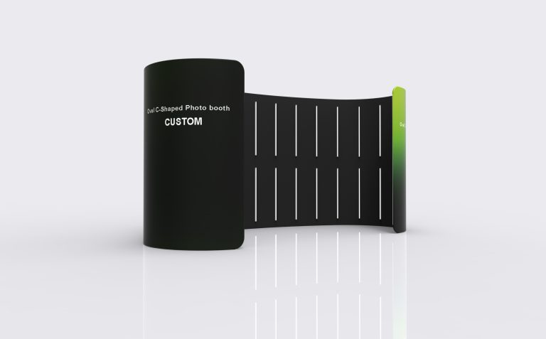 Oval C-Shaped Photo booth