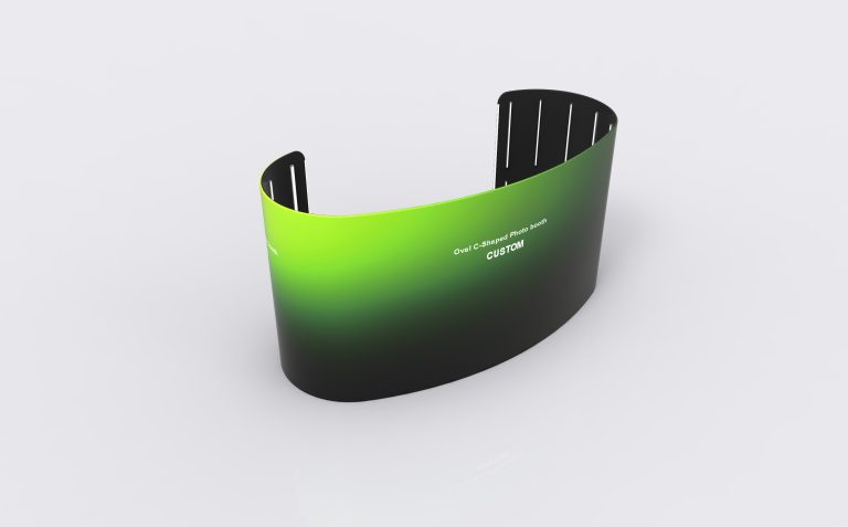Oval C-Shaped Photo booth