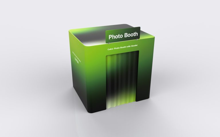 Cubic Photo Booth with Header