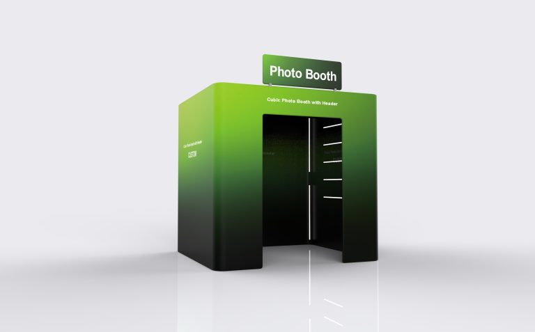 Cubic Photo Booth with Header