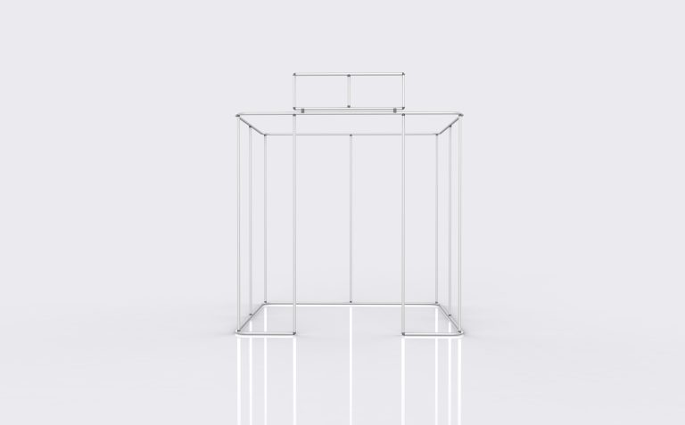 Cubic Photo Booth with Header