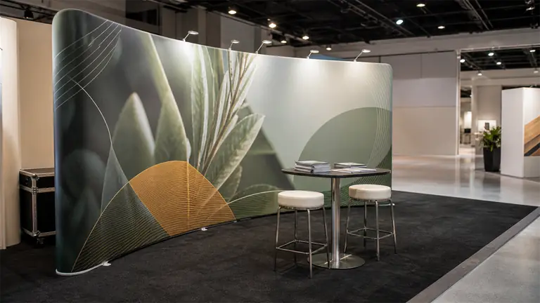 Tension fabric exhibition display system