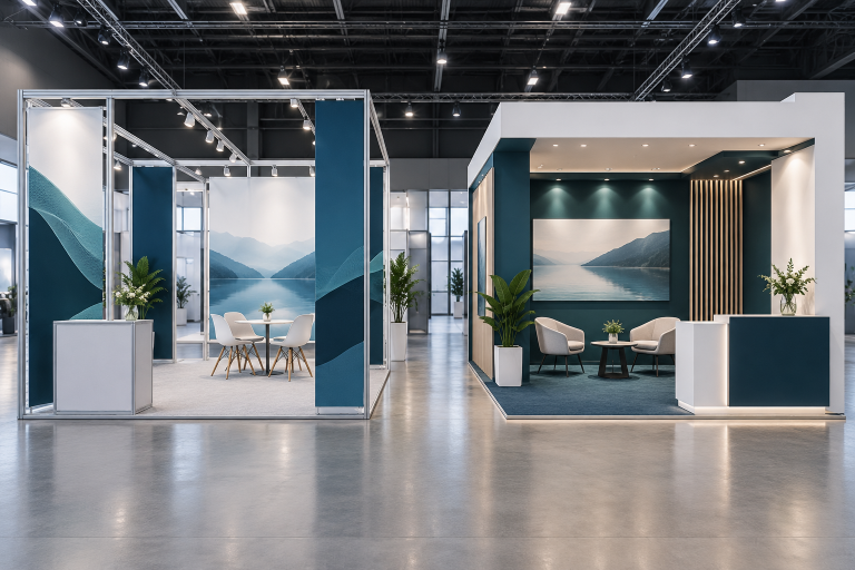 Aluminum Frame Exhibition Stand vs Traditional Exhibition Booth