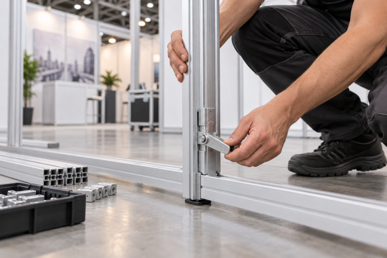 Tool-Free Exhibition Booth | Fast Assembly Display System Explained